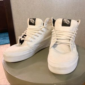 White Hightop Vans